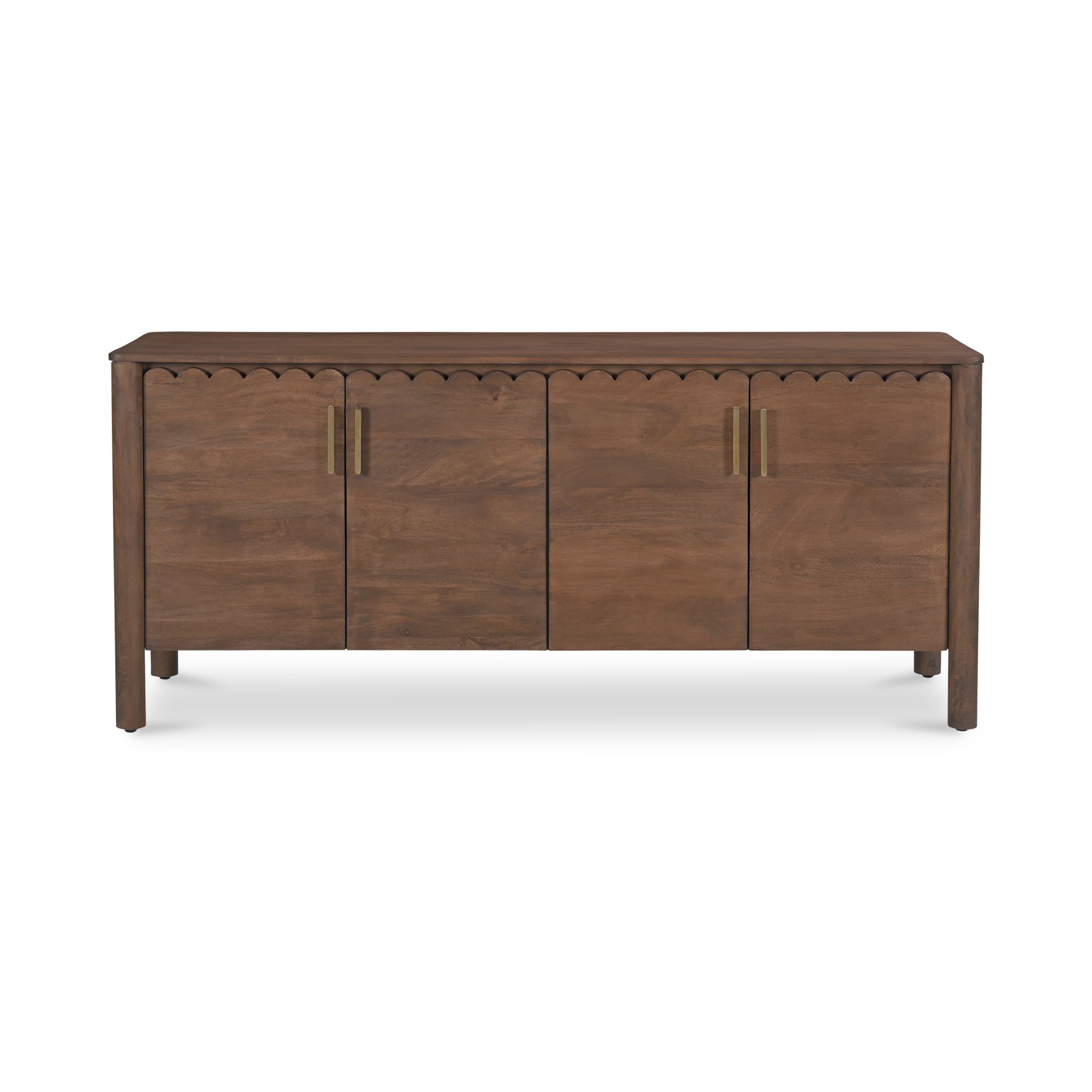 Wiley 4 Door Sideboard Vintage Brown | Brown