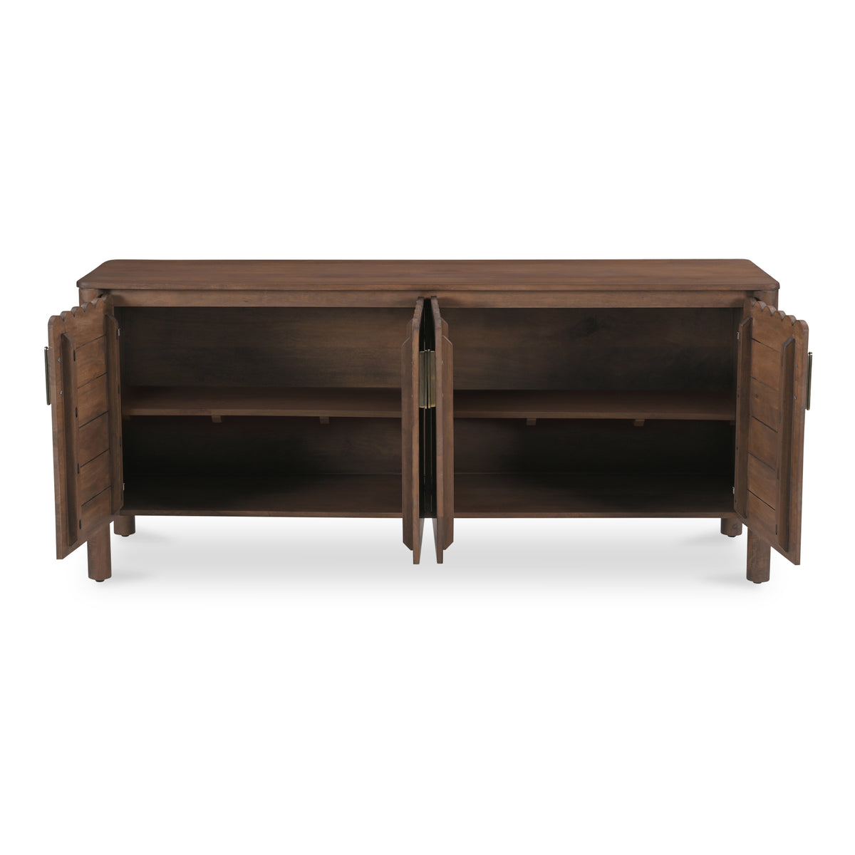 Wiley 4 Door Sideboard Vintage Brown by Moe's Home