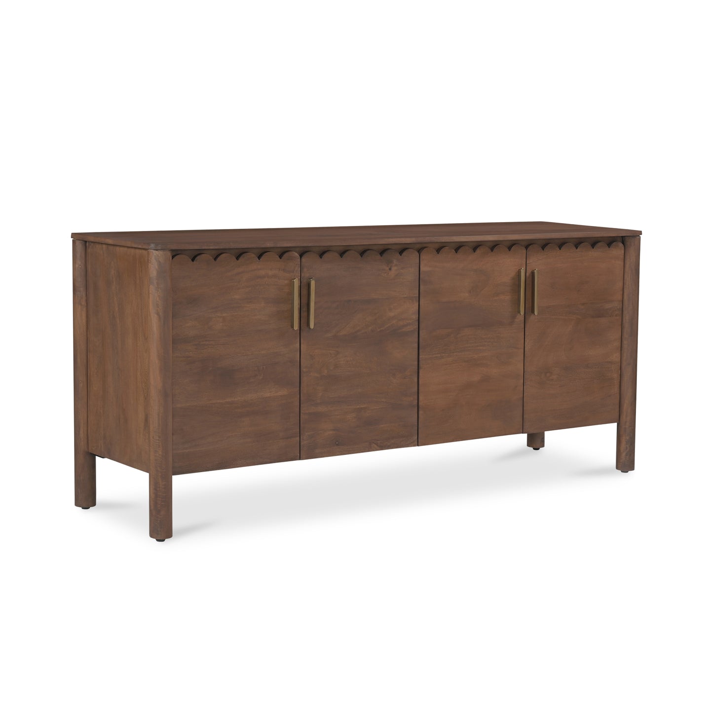 Wiley 4 Door Sideboard Vintage Brown by Moe's Home