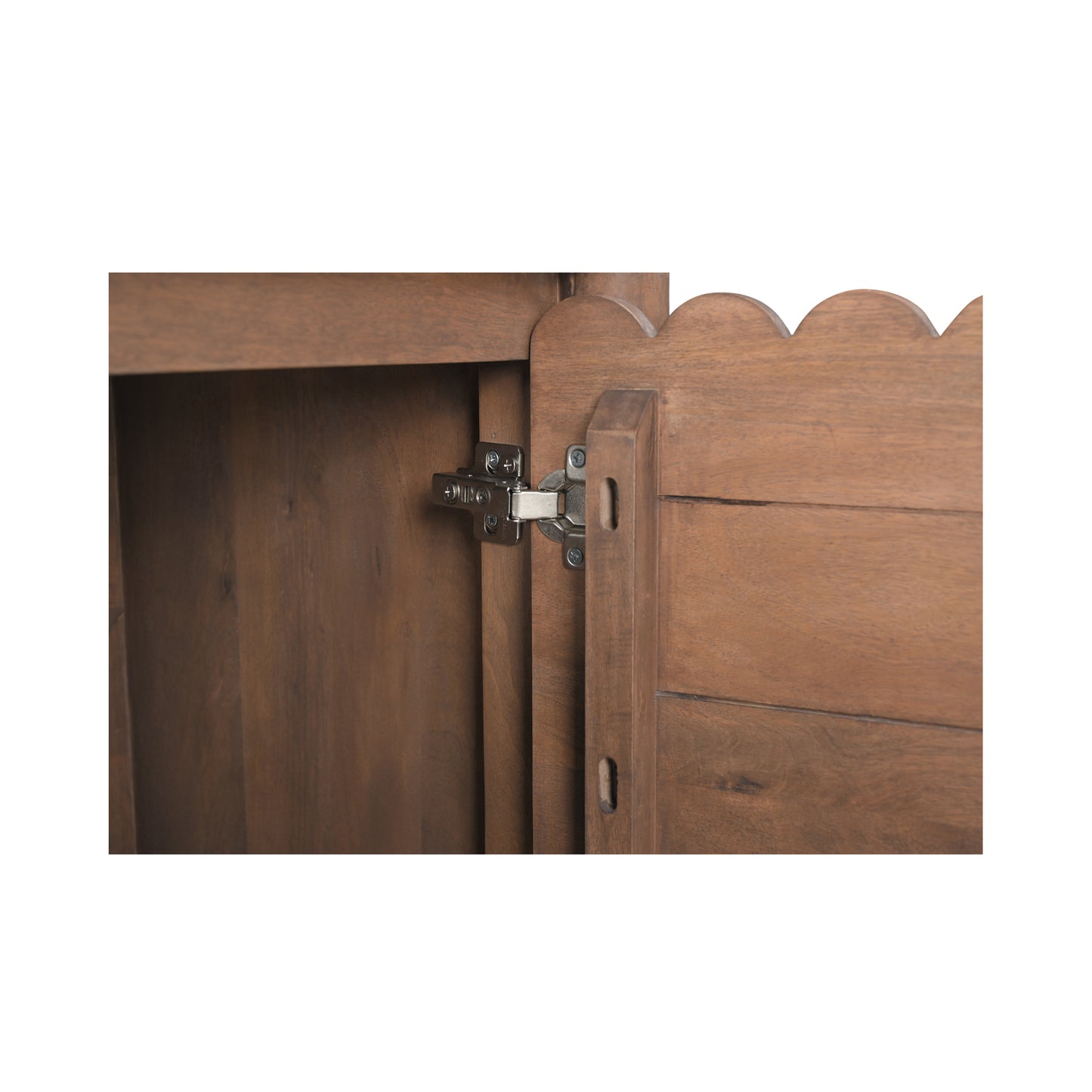 Wiley 4 Door Sideboard Vintage Brown by Moe's Home