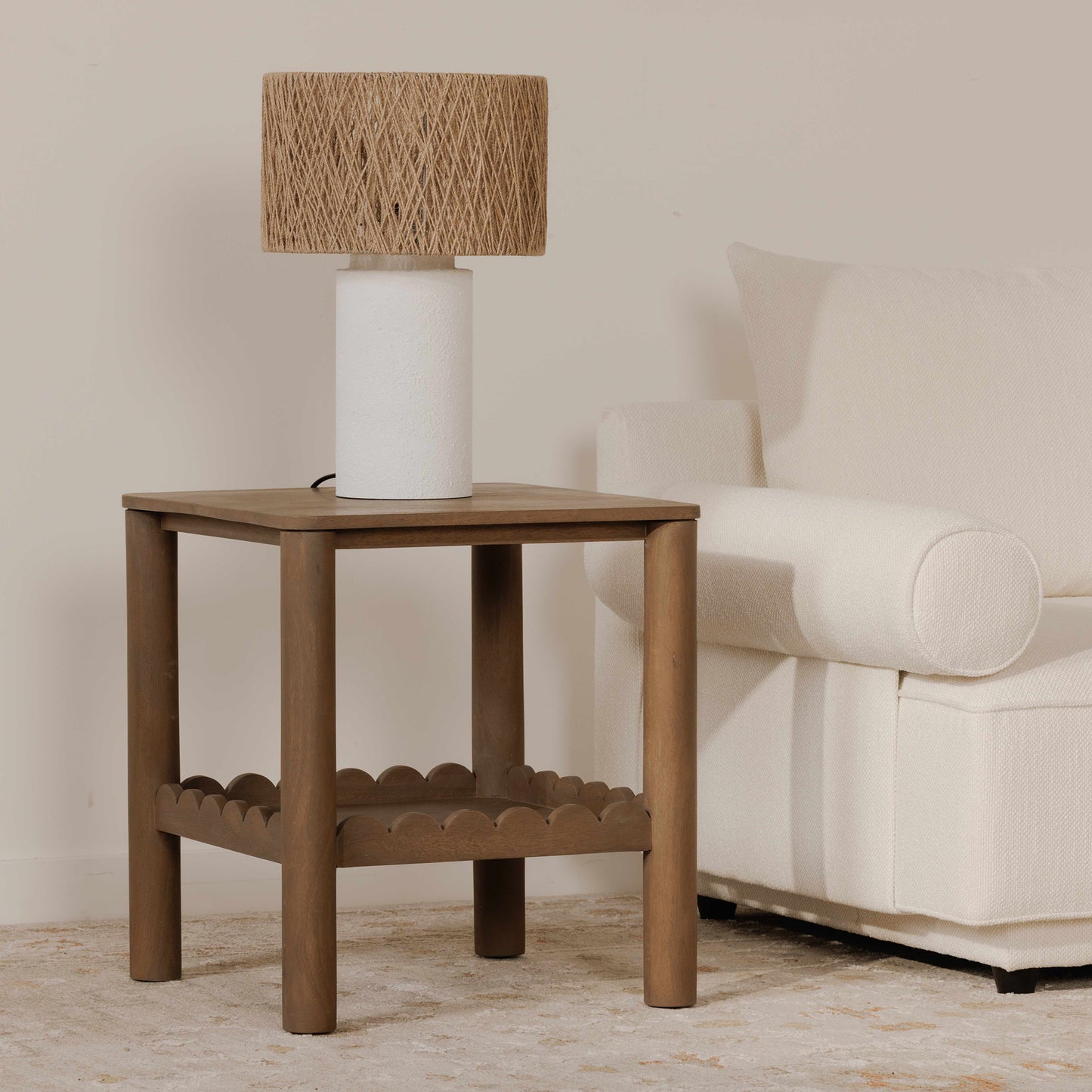 Wiley Side Table Vintage Brown by Moe's Home