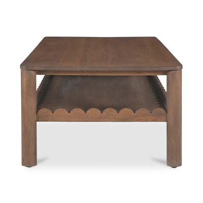 Wiley Coffee Table Vintage Brown by Moe's Home