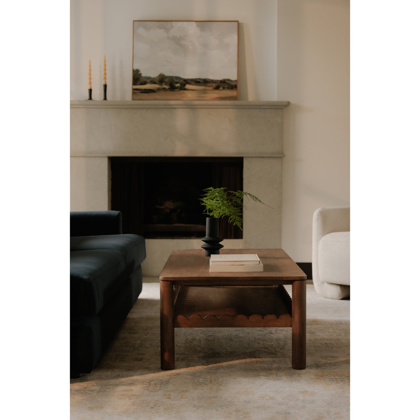 Wiley Coffee Table Vintage Brown by Moe's Home