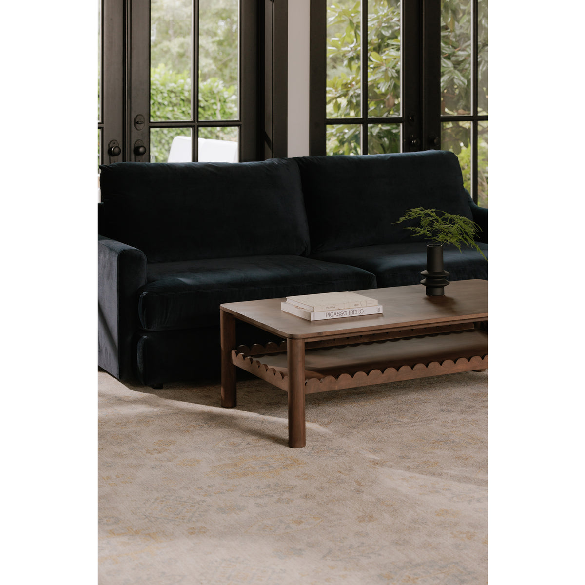 Wiley Coffee Table Vintage Brown by Moe's Home