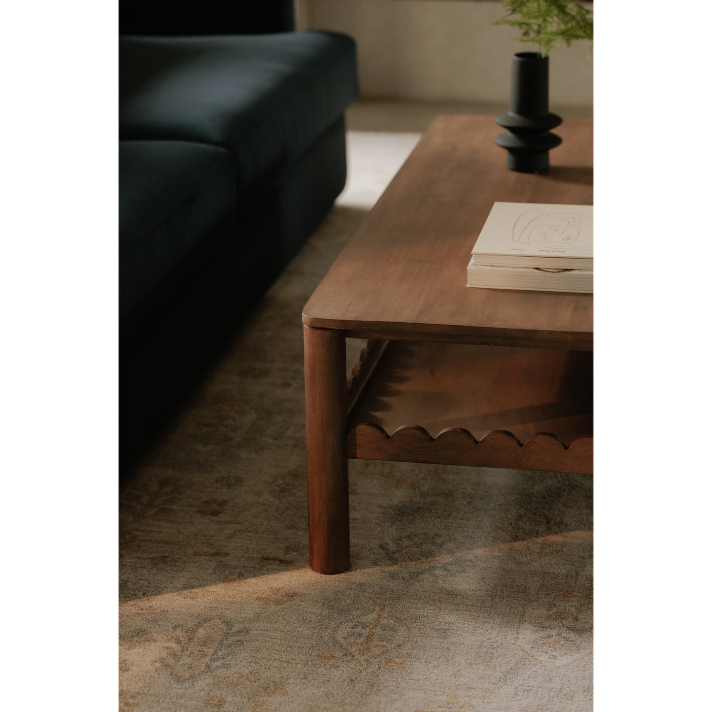 Wiley Coffee Table Vintage Brown by Moe's Home