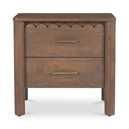 Wiley Nightstand Vintage Brown | Brown