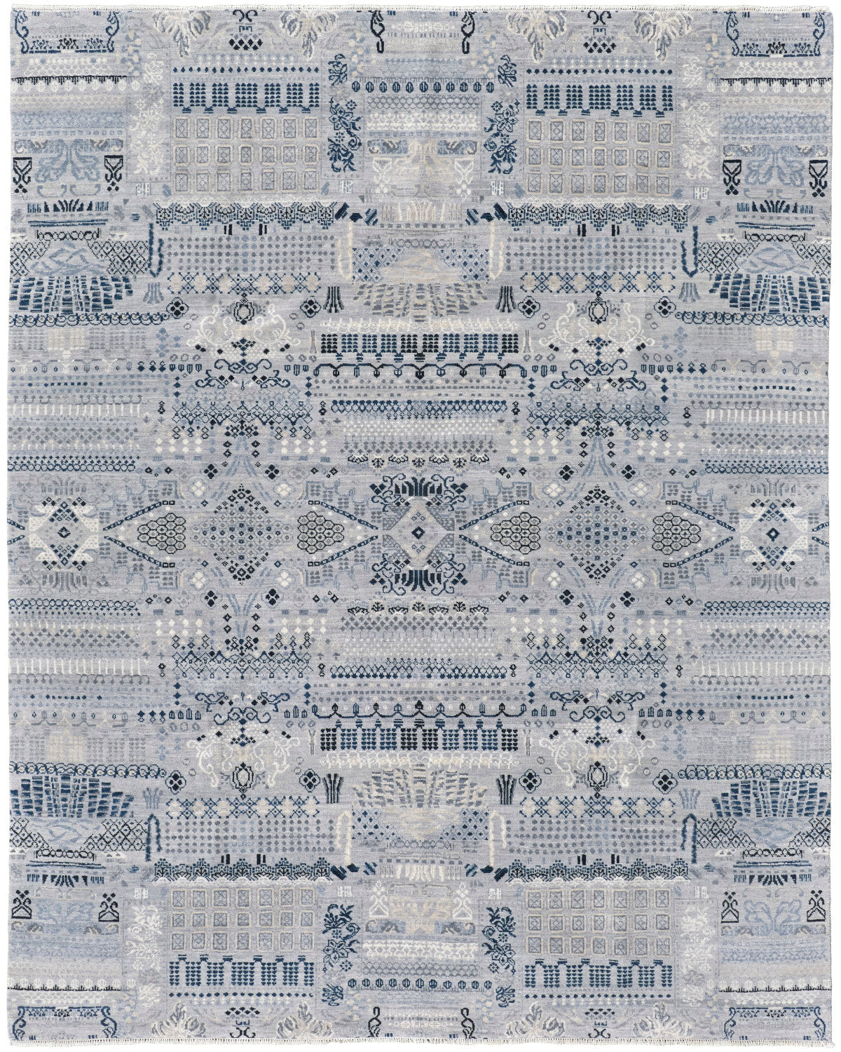 Harmon 6898F Gray/Blue Rug by Feizy