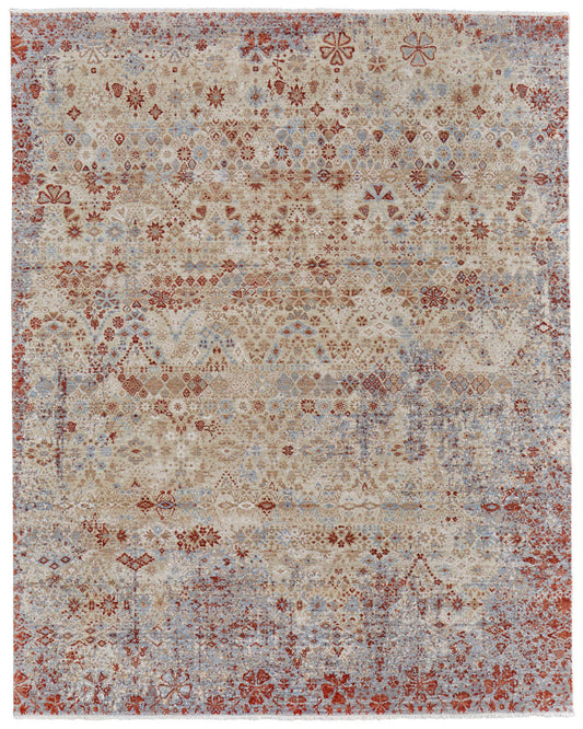 Harmon 69EJF Gray/Multi Rug by Feizy