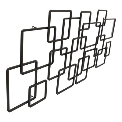 Steel Squares Wall Décor Black by Moe's Home