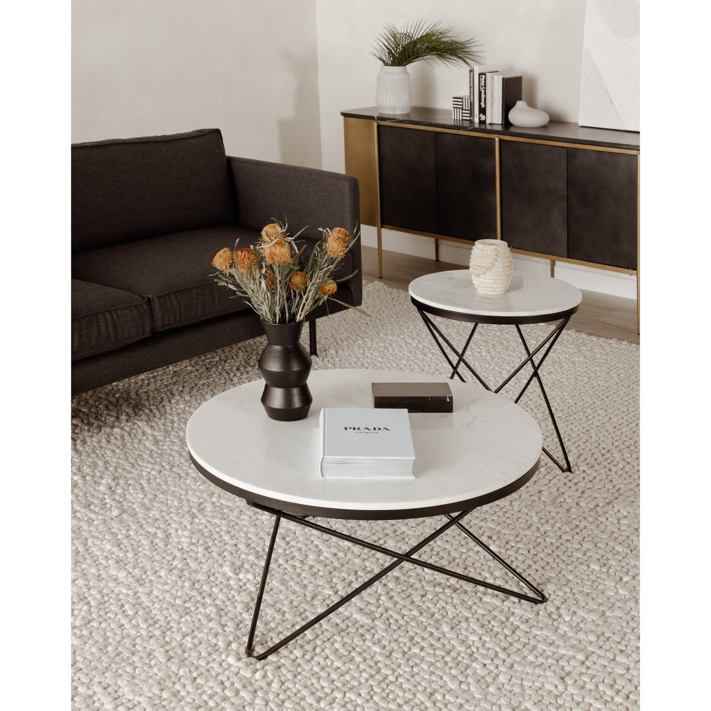 Haley Coffee Table Black by Moe's Home