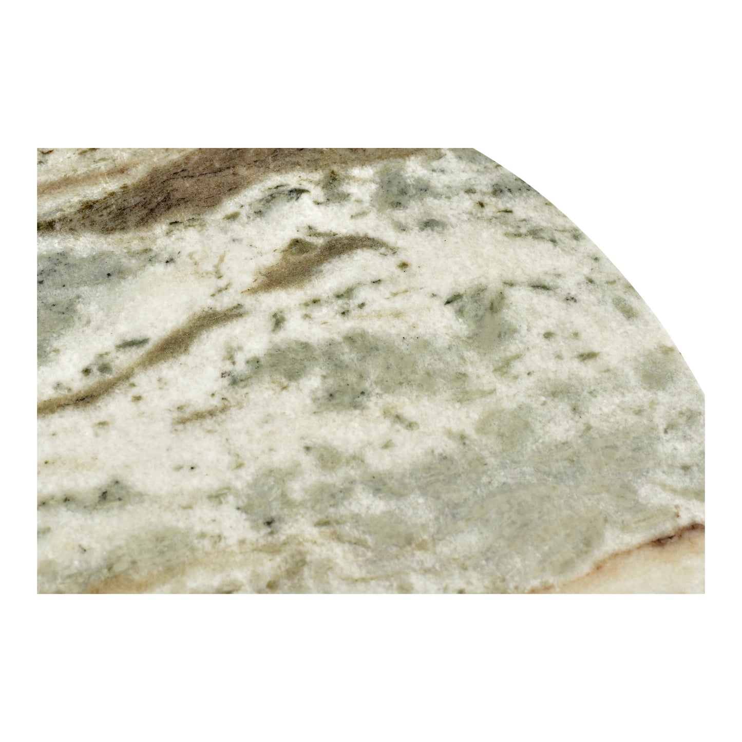 Brinley Marble Accent Table Light Brown by Moe's Home