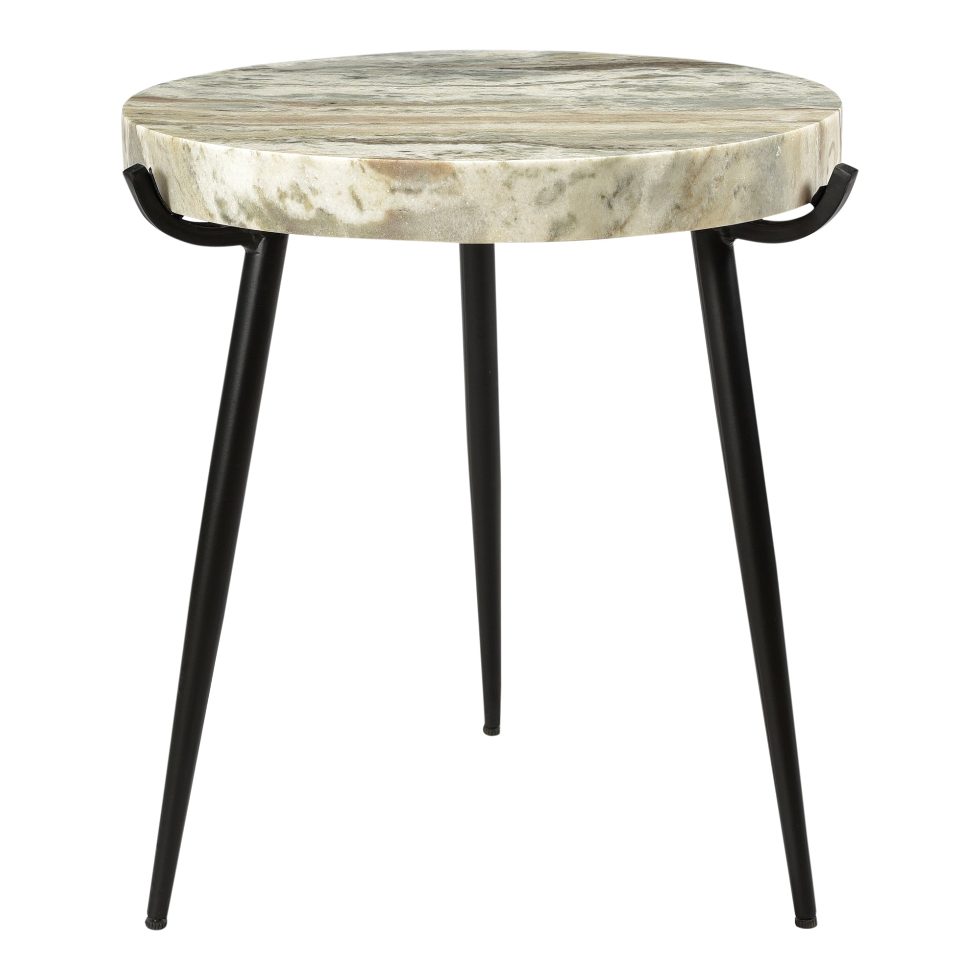 Brinley Accent Table Marble | Brown