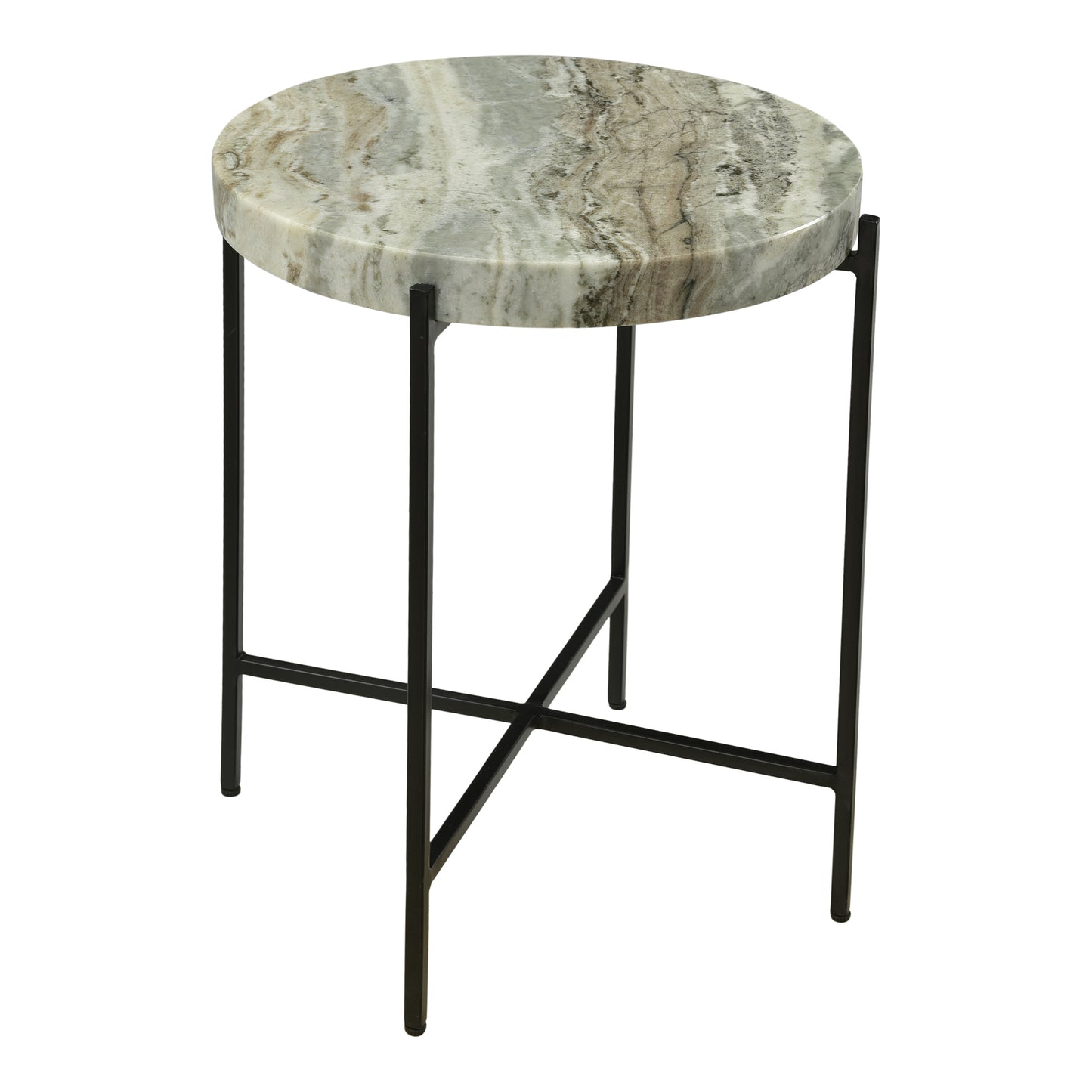 Cirque Accent Table Light Brown by Moe's Home