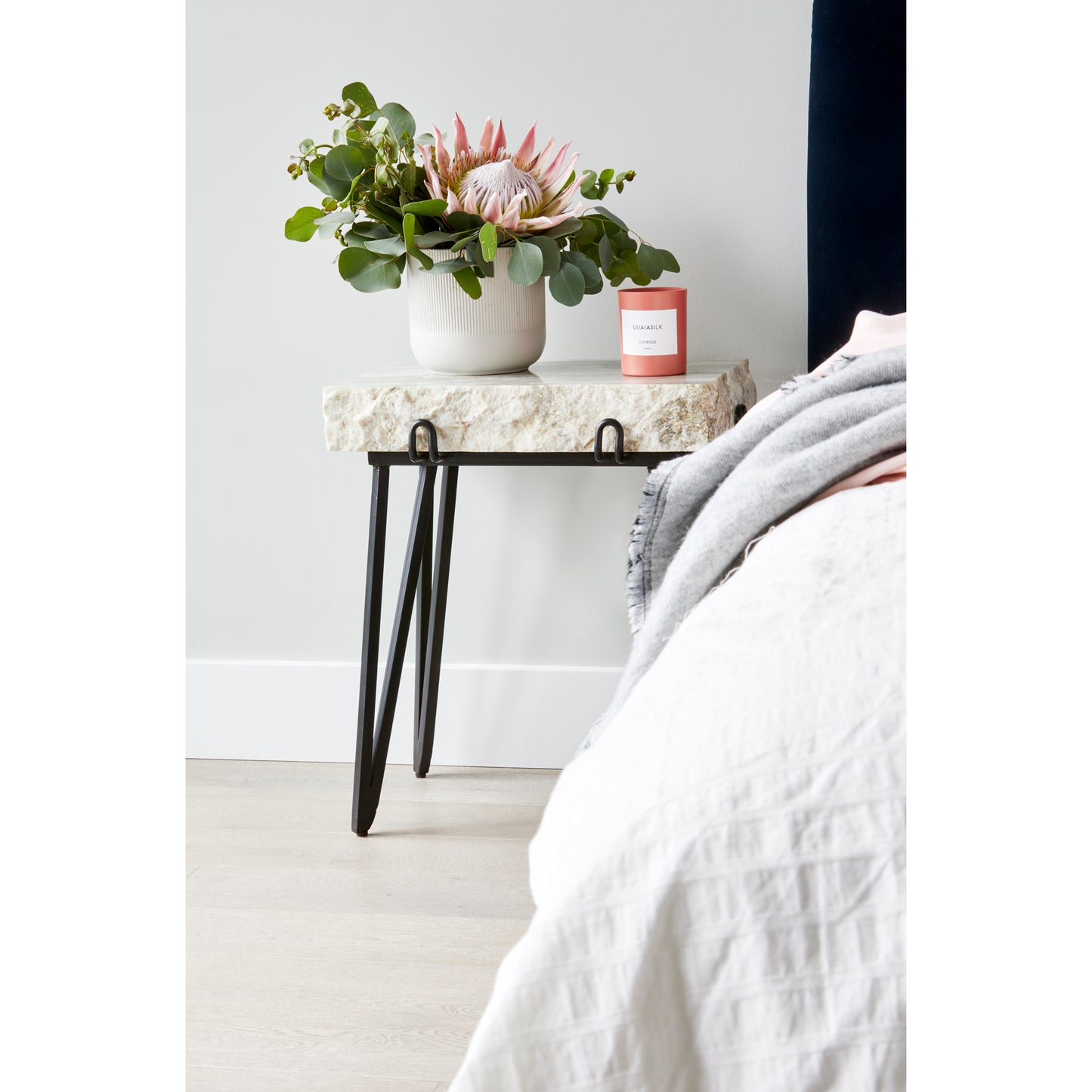 Alpert Accent Table Light Brown by Moe's Home