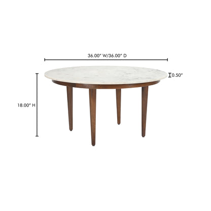 Lark Coffee Table White Banswara