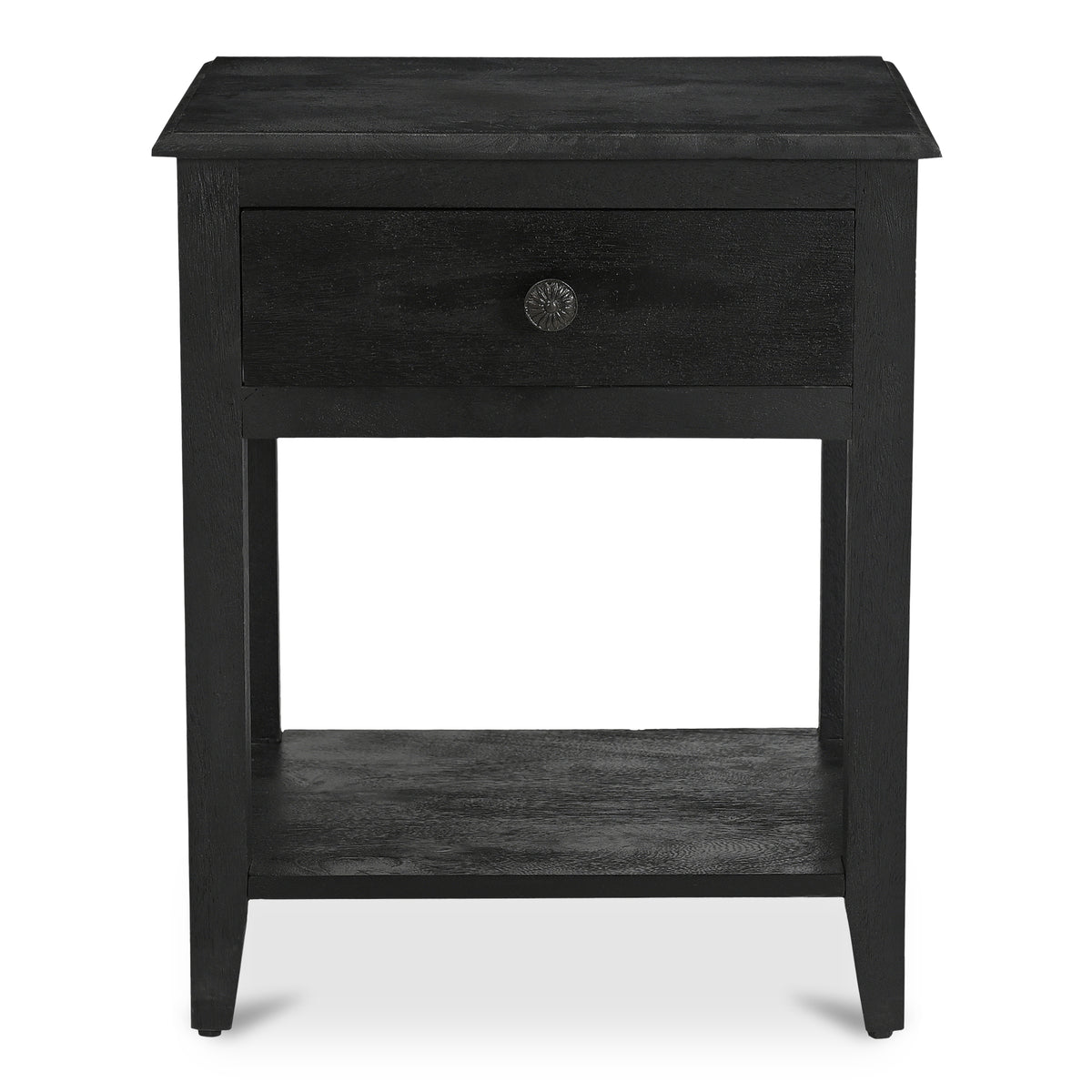 Corrine Nightstand Black | Black