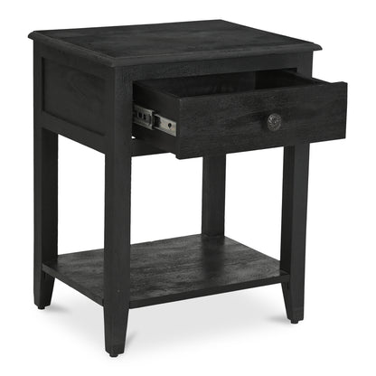 Corrine Nightstand Black