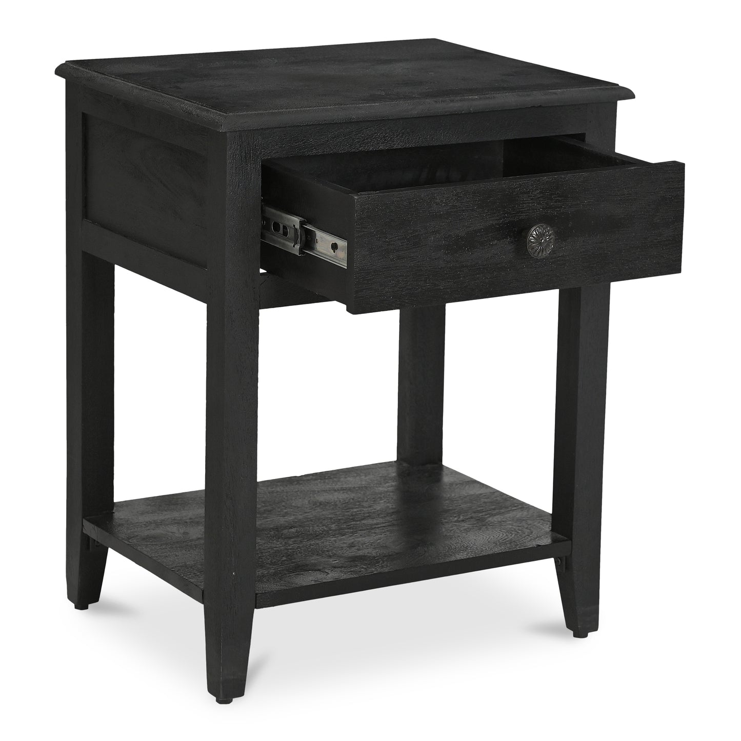 Corrine Nightstand Antique Black by Moe's Home