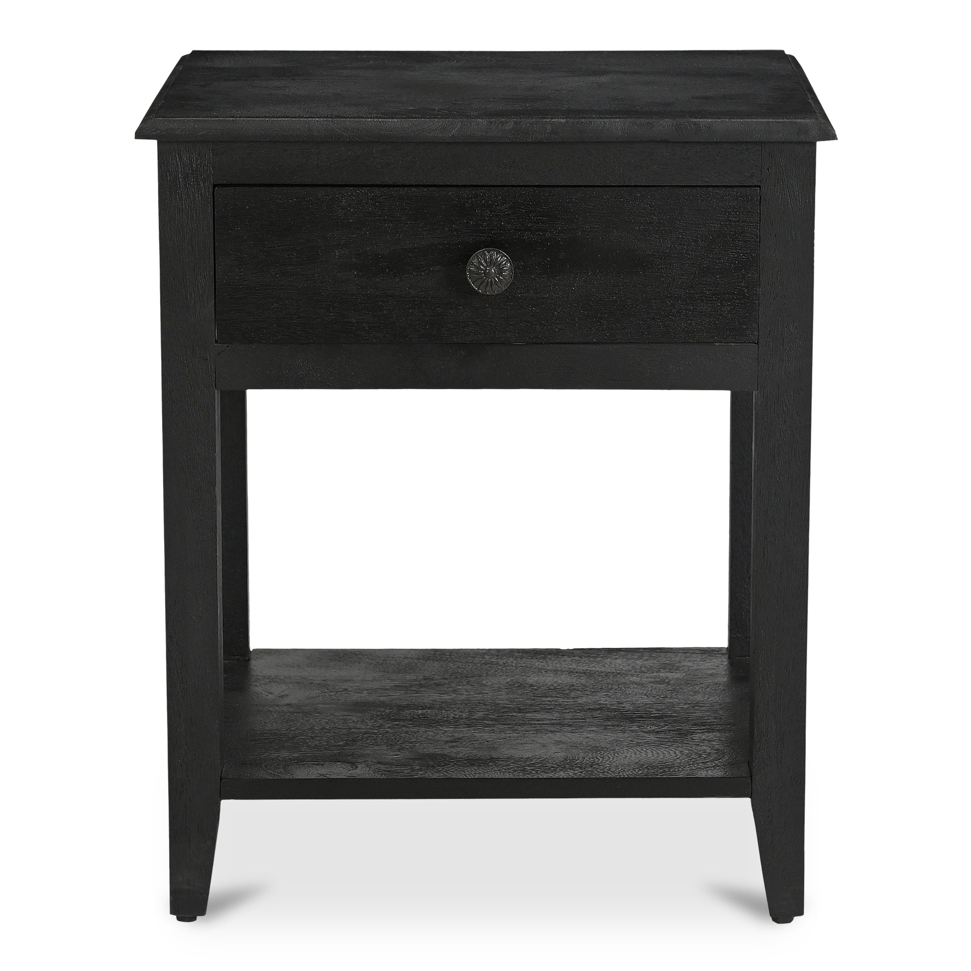 Corrine Nightstand Antique Black | Black
