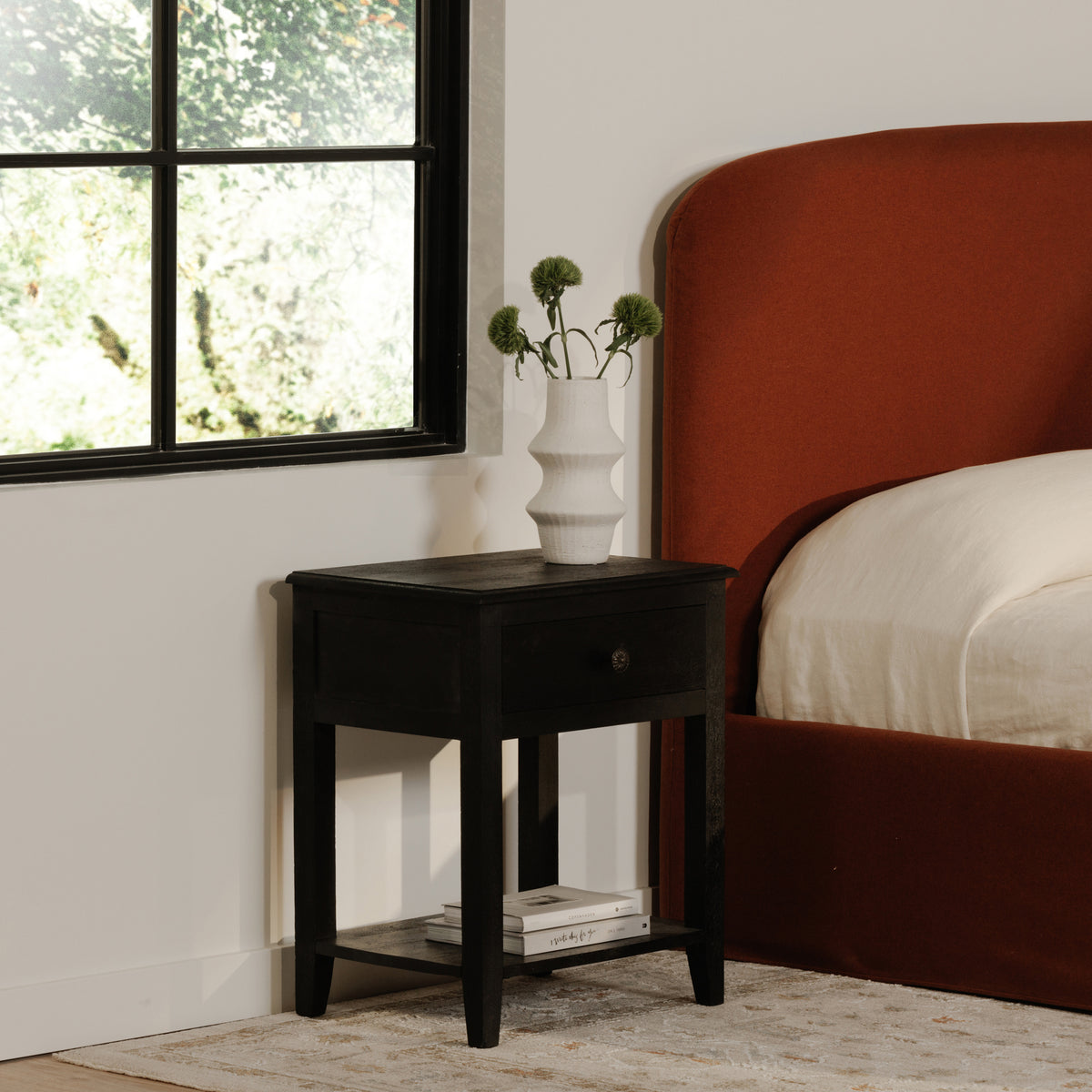 Corrine Nightstand Black by Moe's Home