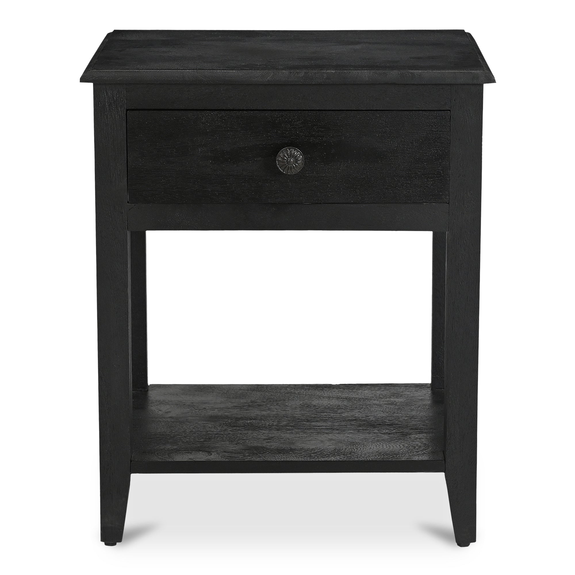 Corrine Nightstand Black | Black