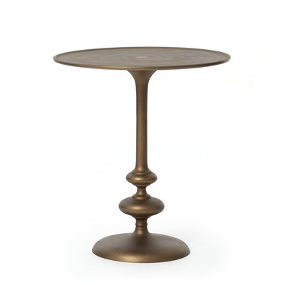 Marlow Matchstick Pedestal Table by Four Hands