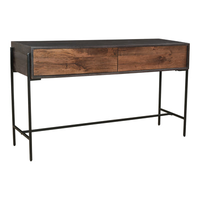 Tobin Console Table Light Brown by Moe's Home