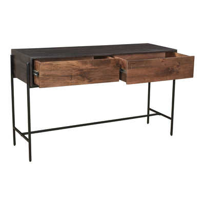 Tobin Console Table Light Brown by Moe's Home