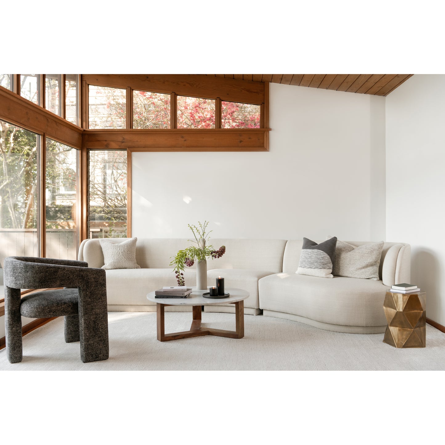 Jinxx Coffee Table White by Moe's Home