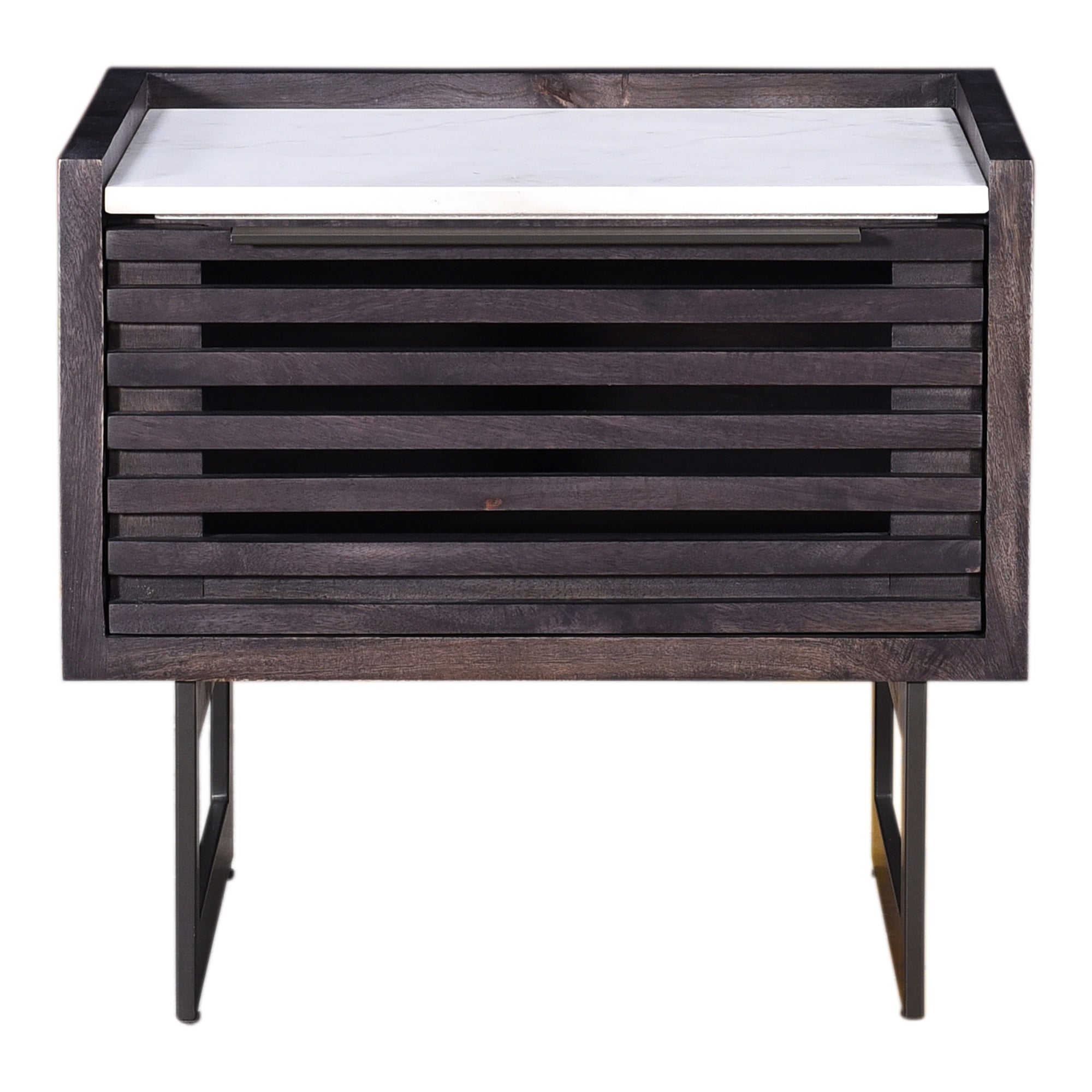 Paloma Nightstand Charcoal Grey | Grey