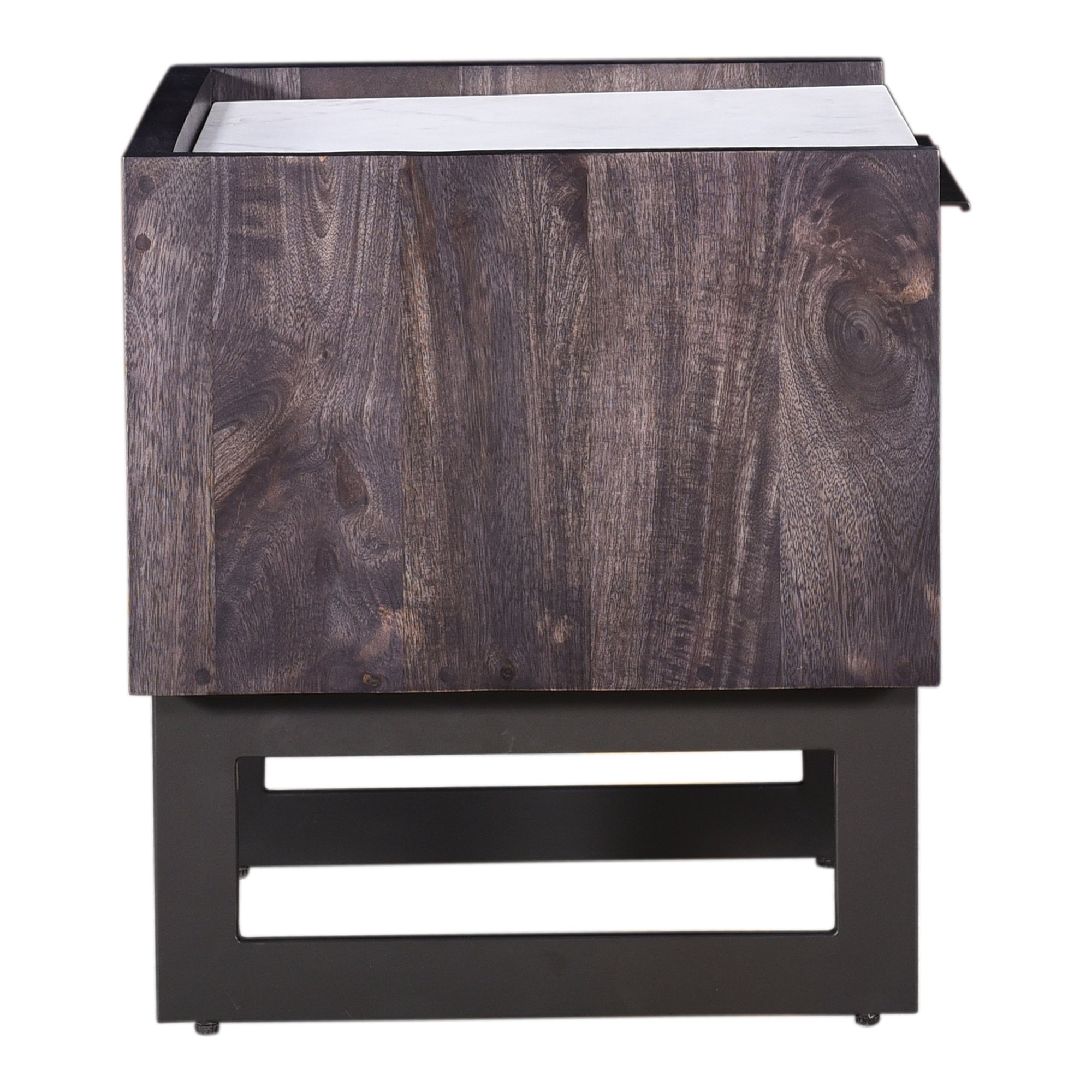 Paloma Nightstand Charcoal Grey