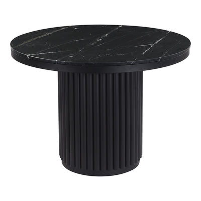 Tower Dining Table Black Marble by Moe's Home