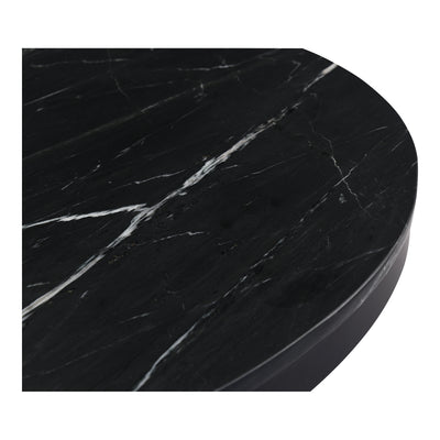 Tower Dining Table Black Marble by Moe's Home