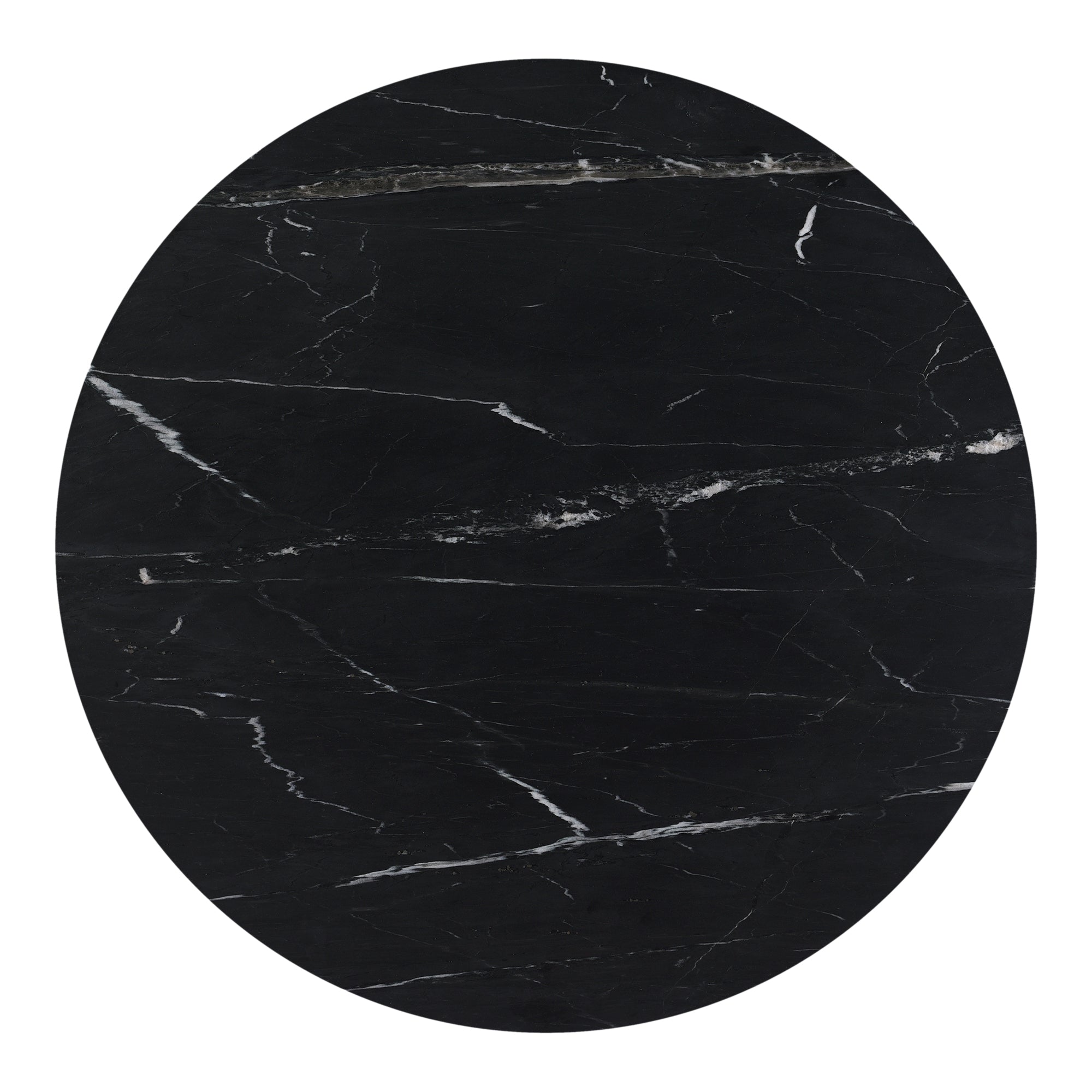 Tower Dining Table Black Marble