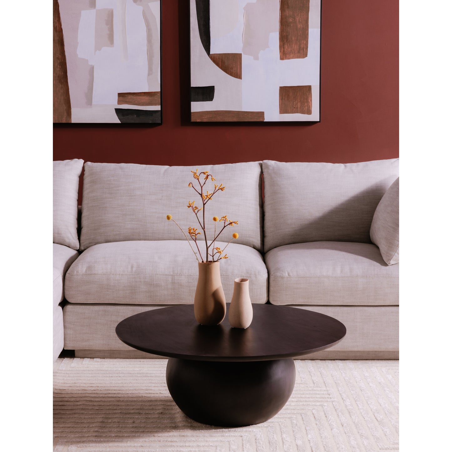Bradbury Coffee Table Black by Moe's Home