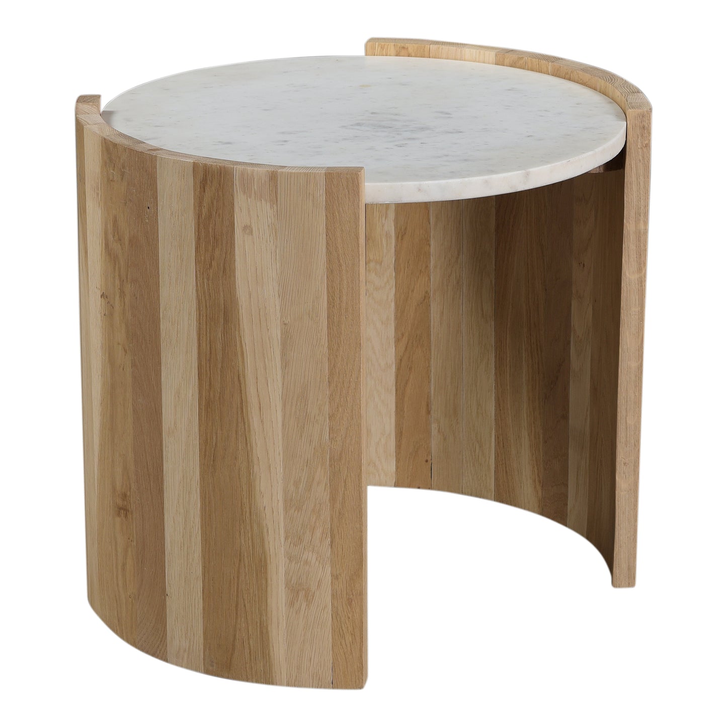 Dala Side Table White by Moe's Home