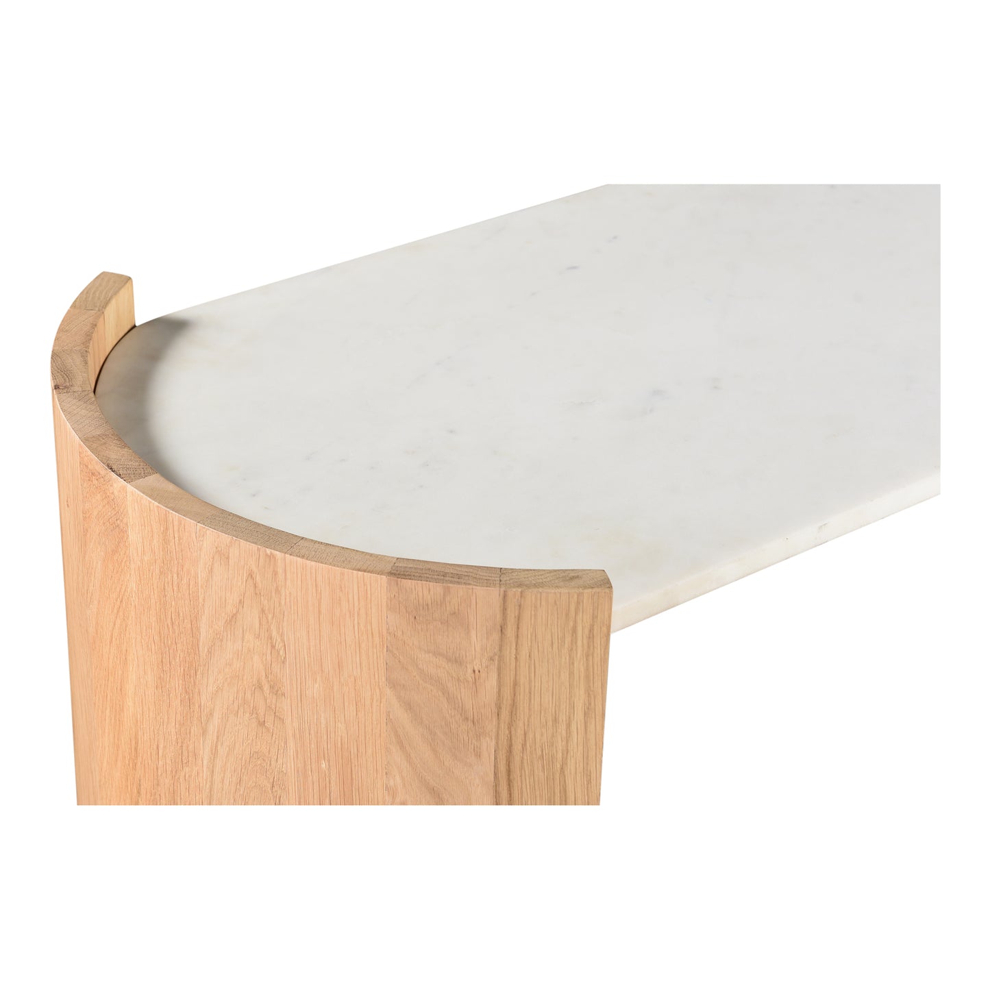 Dala Console Table White by Moe's Home