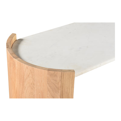 Dala Console Table White by Moe's Home