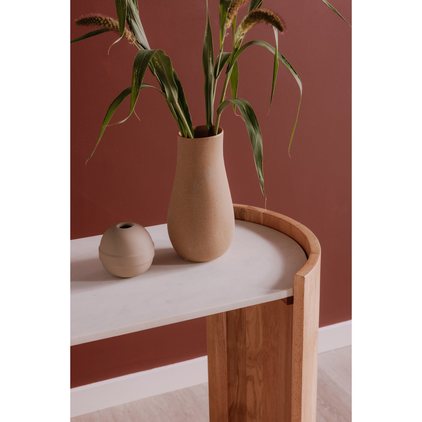 Dala Console Table White by Moe's Home