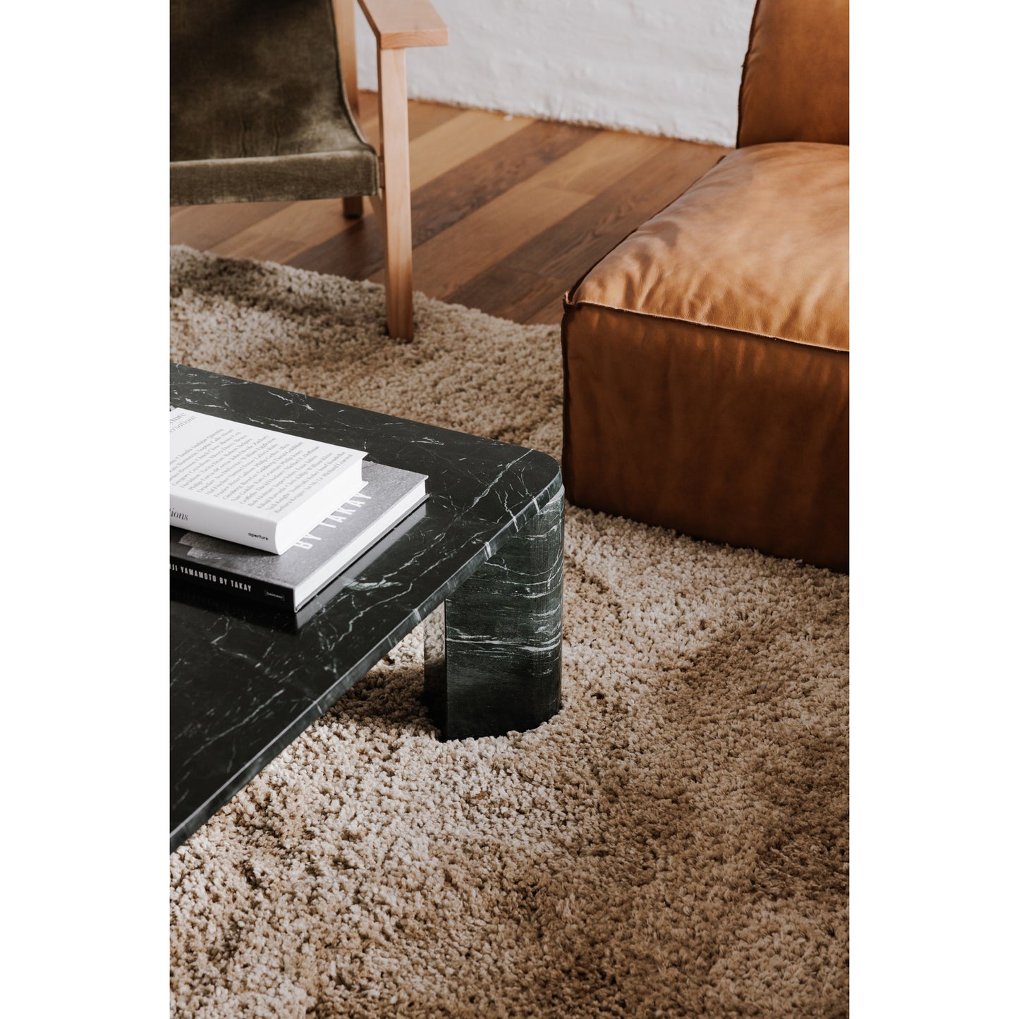 Segment Coffee Table Jetty Black by Moe's Home