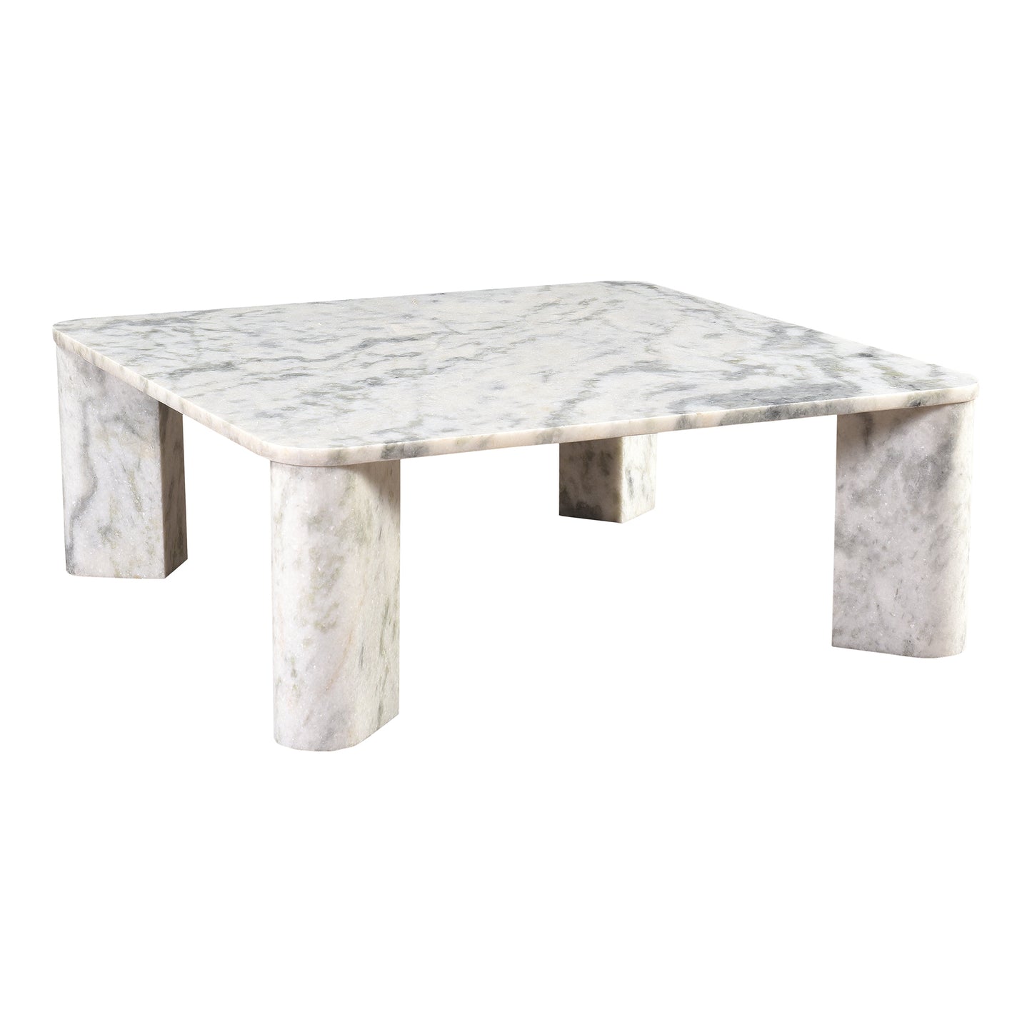 Segment Coffee Table Ashen Grey by Moe's Home