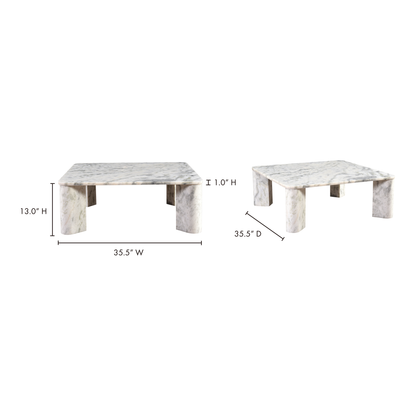 Segment Coffee Table Ashen Grey