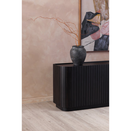 Povera 4 Door Sideboard Black