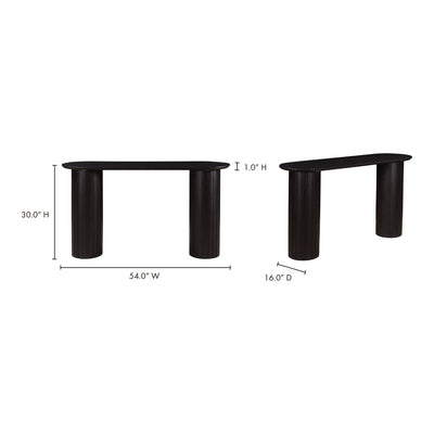 Povera Console Table Black by Moe's Home