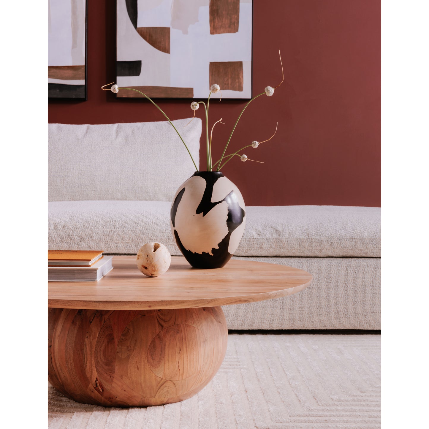 Bradbury Large Coffee Table Natural by Moe's Home
