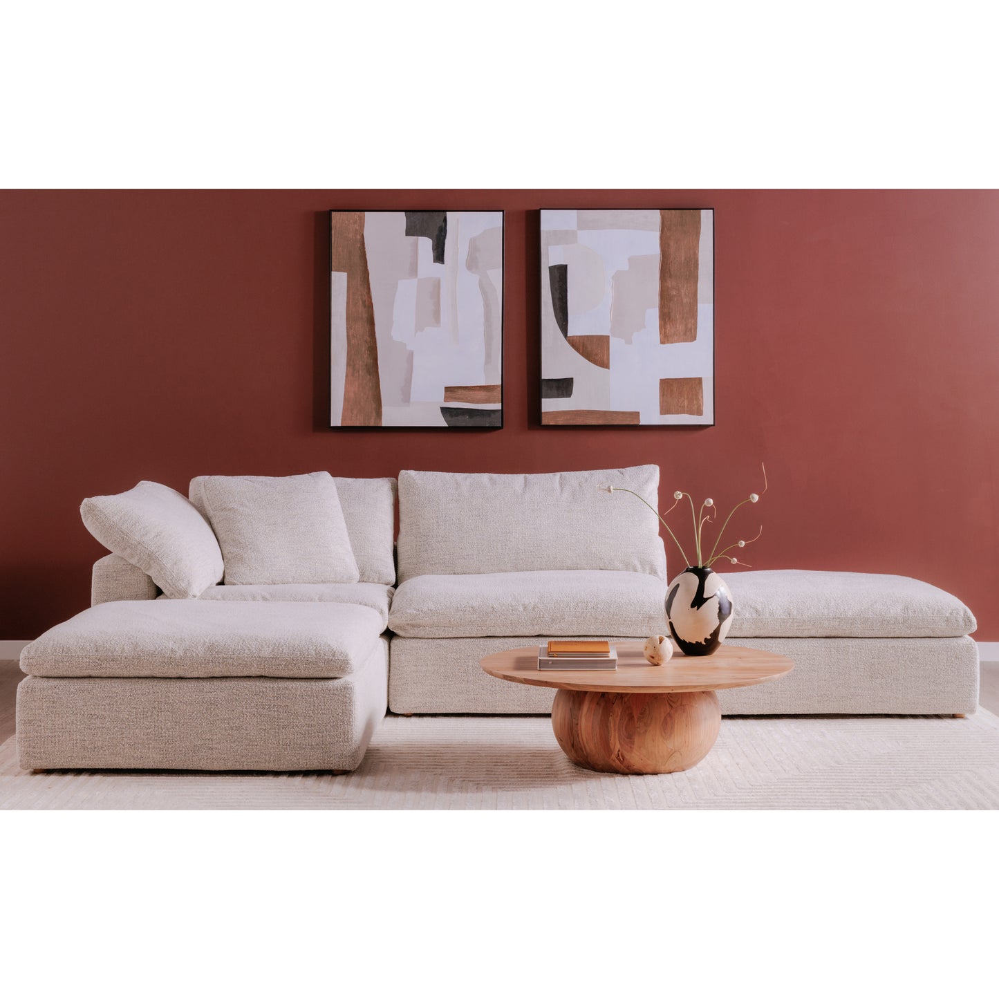 Bradbury Large Coffee Table Natural by Moe's Home