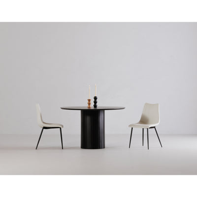 Povera Round Dining Table Black by Moe's Home