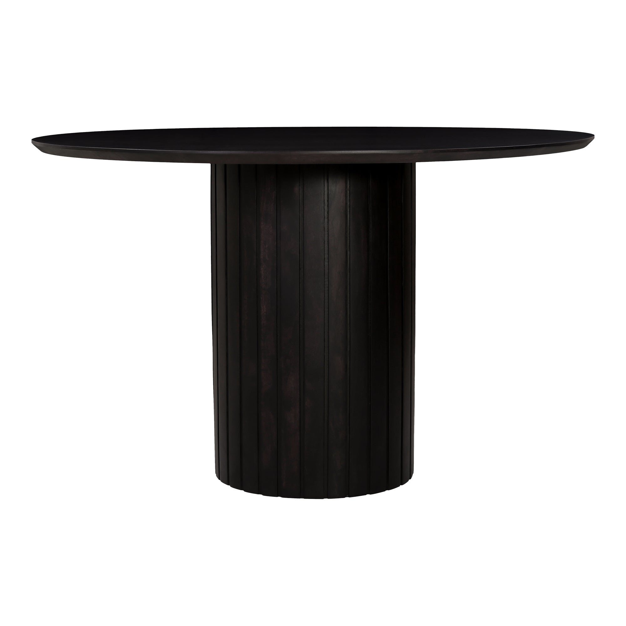 Povera Round Dining Table Black | Black