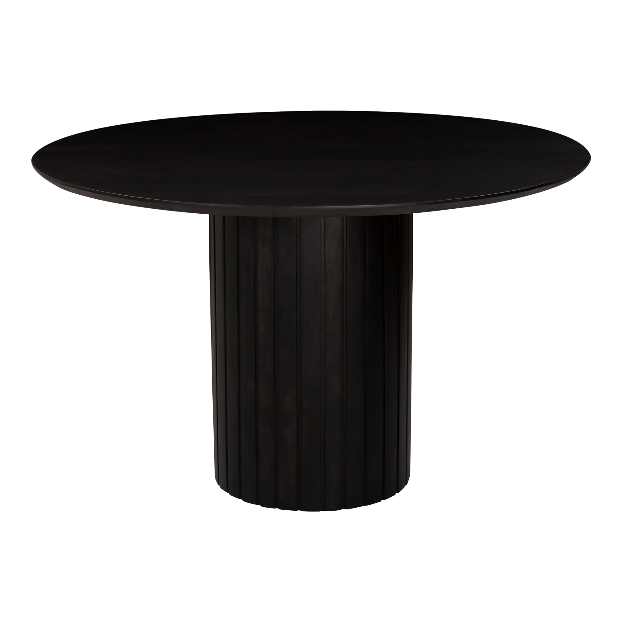 Povera Round Dining Table Black