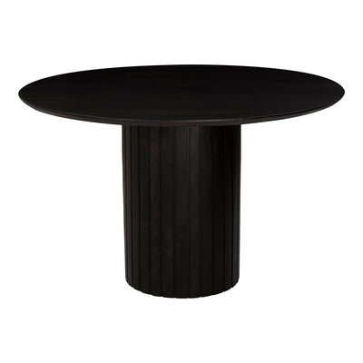 Povera Round Dining Table Black by Moe's Home